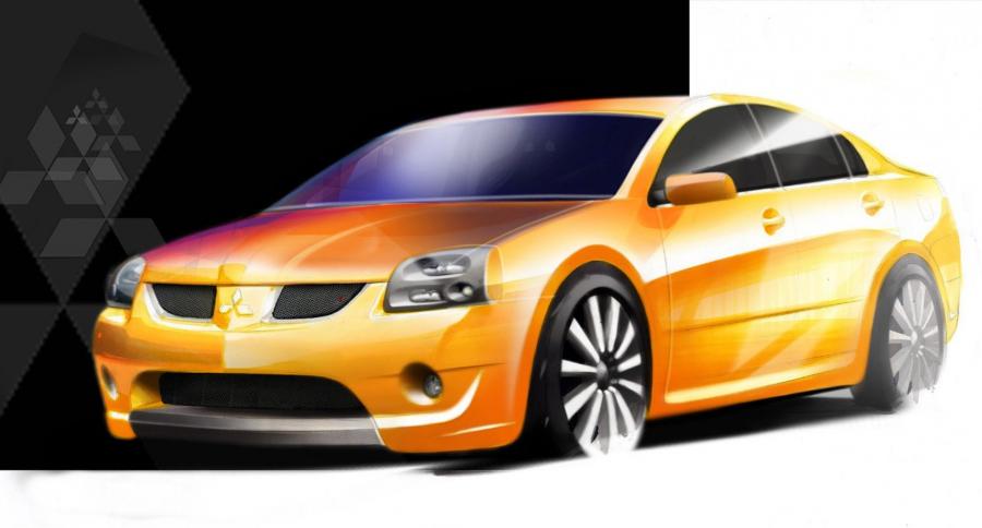  Mitsubishi Galant Ralliart Concept 2009 года  (фото 2 из 6)